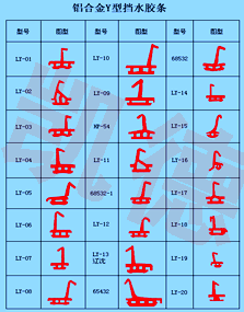 鋁合金Y型密封條系列